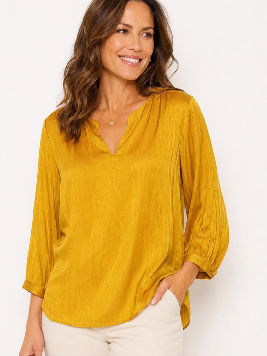 Chico's Tops - Chico's Gold/Yellow Blouse - Size 2 (L/12)